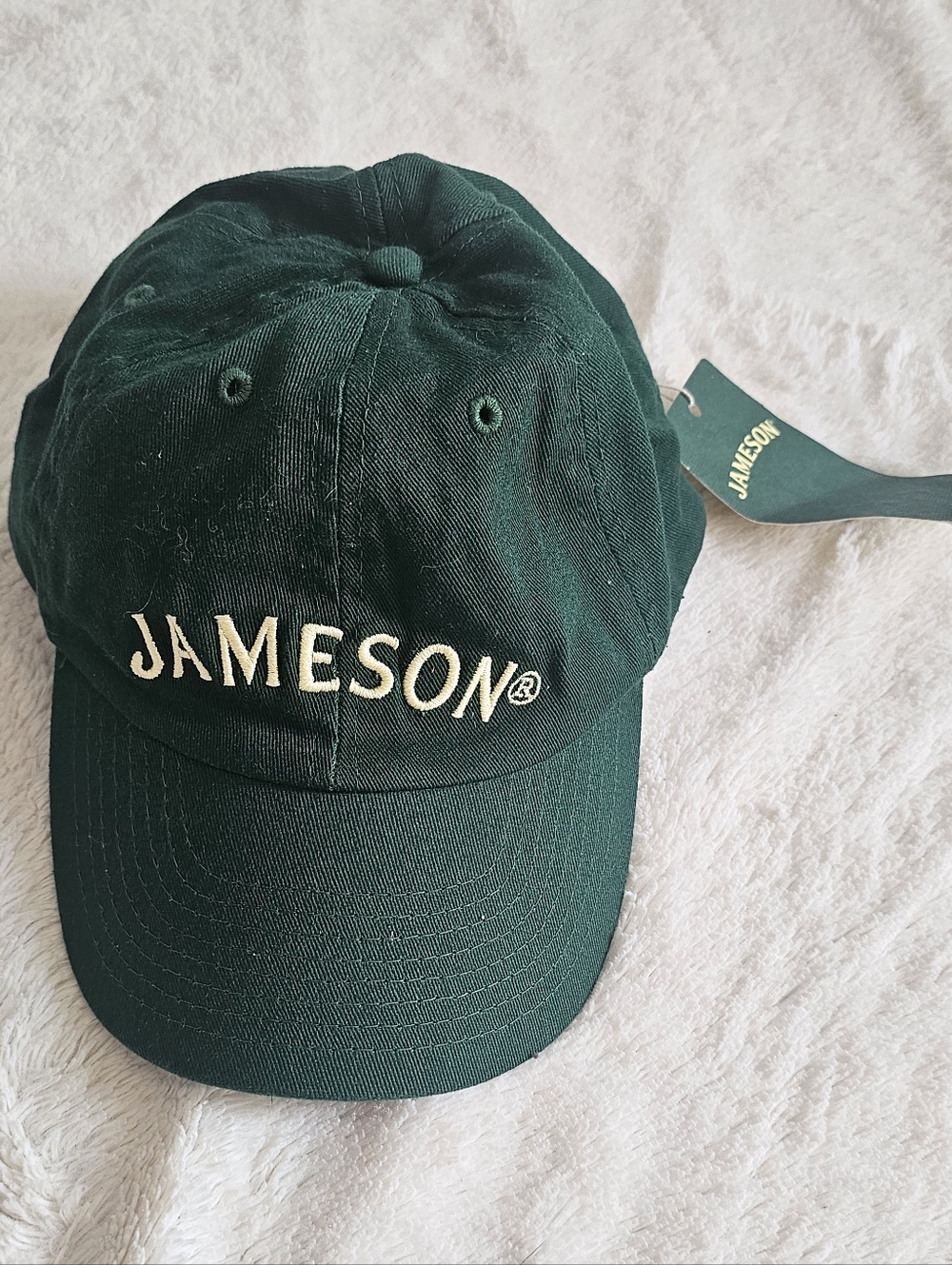 Jameson Irish Whiskey Green Adjustable Baseball Hat BNWT